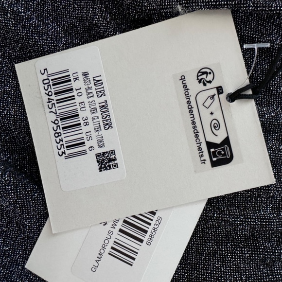 Glamorous Brand Two Piece Silver Glitter Set - Picture 10 of 11